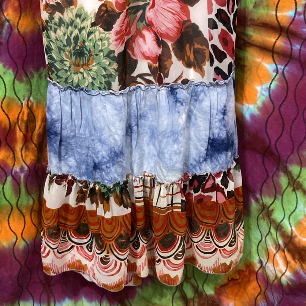 Best-Emilie maxi dress, SM/MED. Floral and animal print - Picture 4 of 7